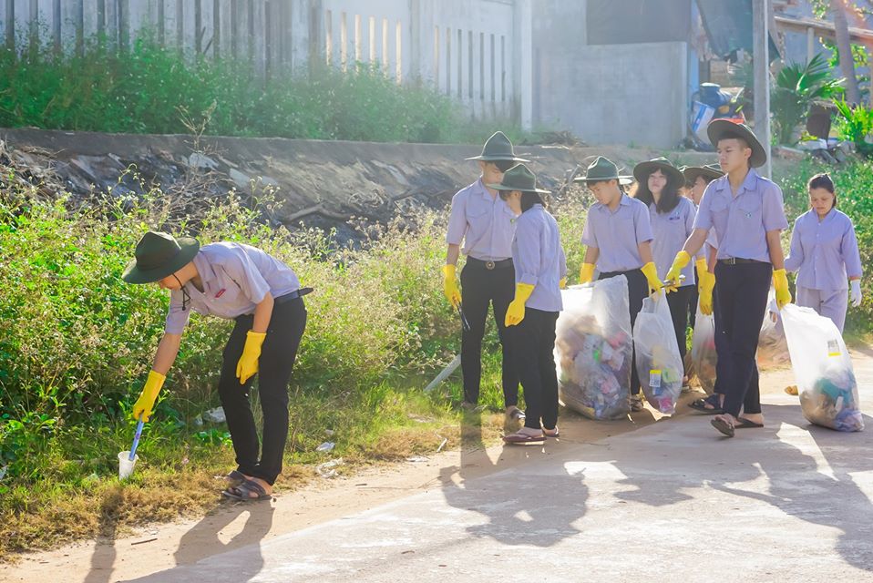 “Trái tim xanh” - hành động vì môi trường của GĐPT Hoài Hải
